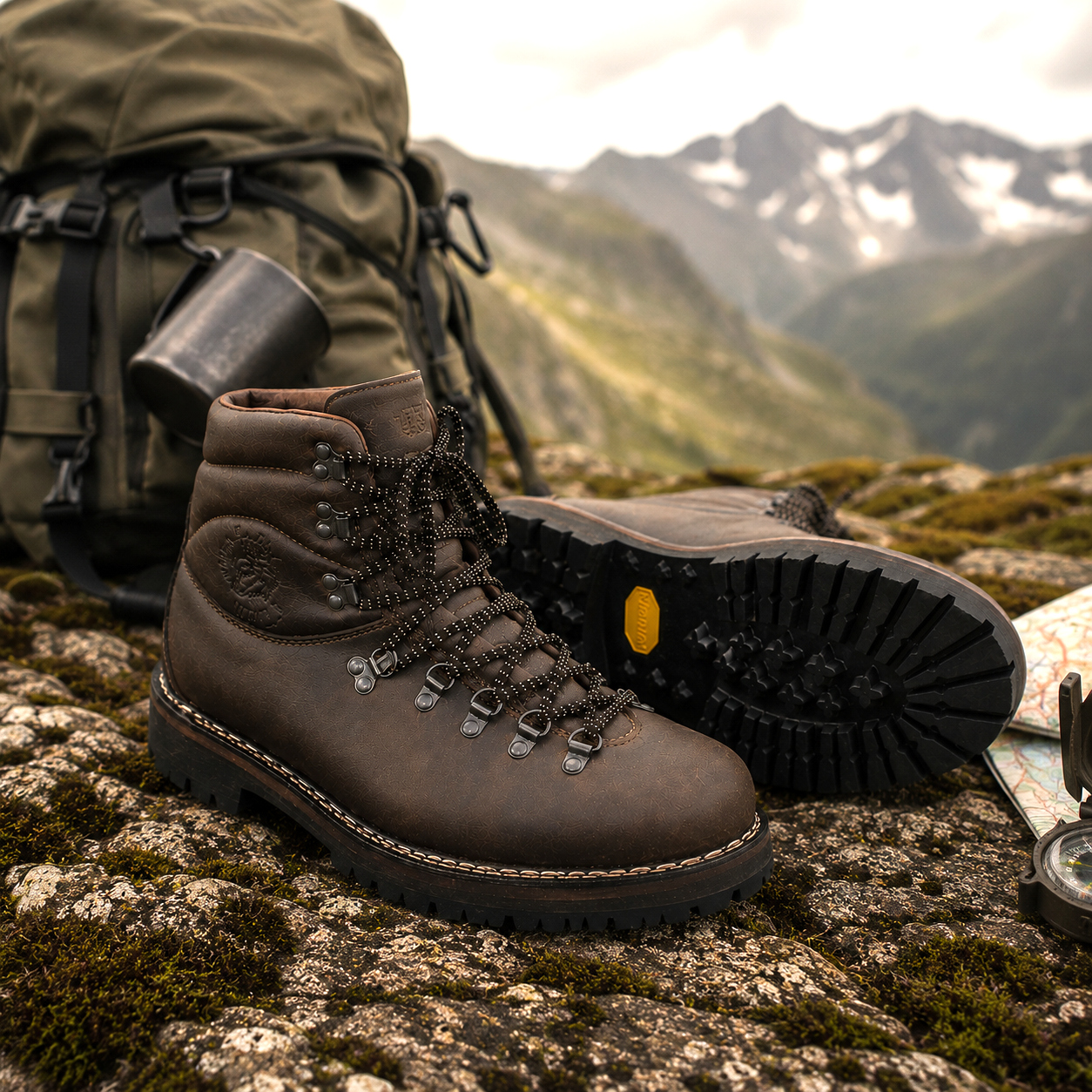Art. 620 – scarpe da trekking artigianali in pelle, Calzaturificio Vera