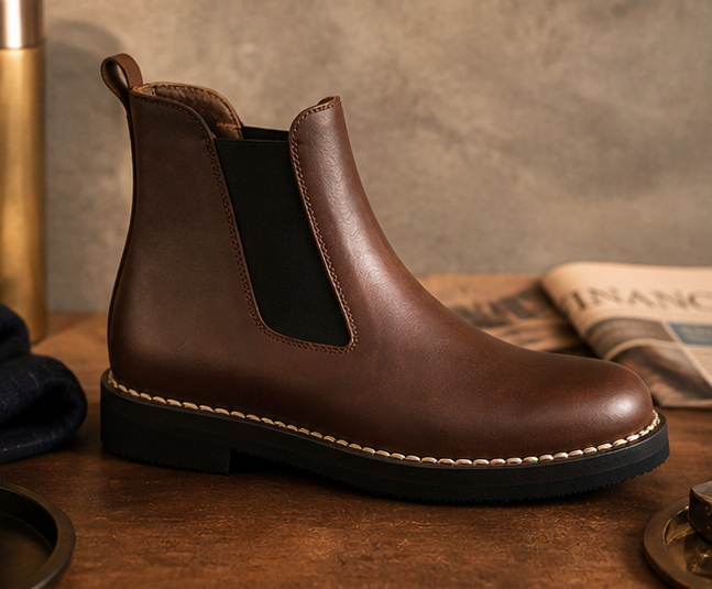 Art. 71-Marrone – scarpe per il tempo libero artigianali in pelle, Calzaturificio Vera