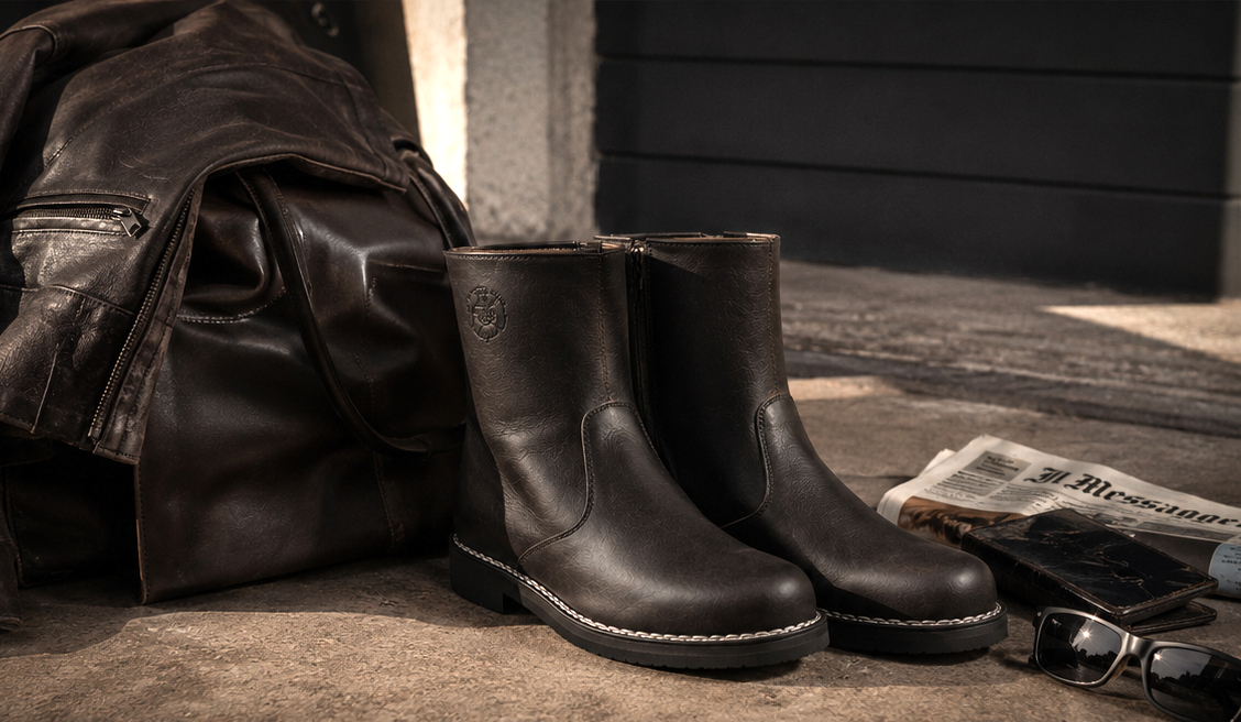 Art. 95 Zip – scarpe per il tempo libero artigianali in pelle, Calzaturificio Vera